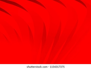 Light Red vector cover with long lines. Shining colored illustration with narrow lines. Best design for your ad, poster, banner.