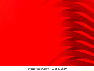 Light Red vector cover with long lines. Glitter abstract illustration with colored sticks. Best design for your ad, poster, banner.