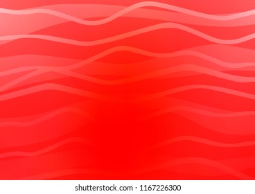 Light Red vector cover with long lines. Modern geometrical abstract illustration with staves. Best design for your ad, poster, banner.