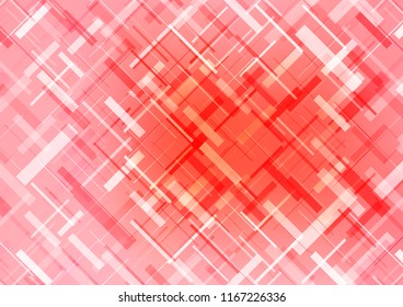 Light Red vector cover with long lines. Glitter abstract illustration with colored sticks. The pattern can be used for busines ad, booklets, leaflets