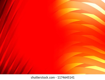 Light Red vector cover with long lines. Shining colored illustration with narrow lines. The pattern can be used for websites.