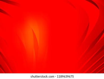 Light Red vector cover with long lines. Lines on blurred abstract background with gradient. Smart design for your business advert.
