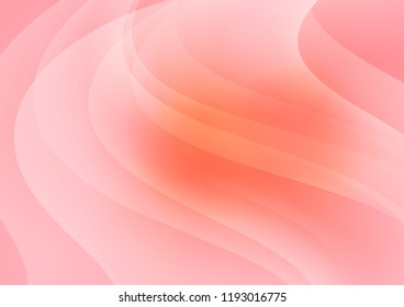 Light Red vector cover with long lines. Lines on blurred abstract background with gradient. The pattern can be used for busines ad, booklets, leaflets