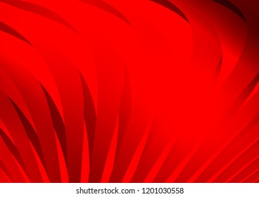 Light Red vector cover with long lines. Lines on blurred abstract background with gradient. Best design for your ad, poster, banner.