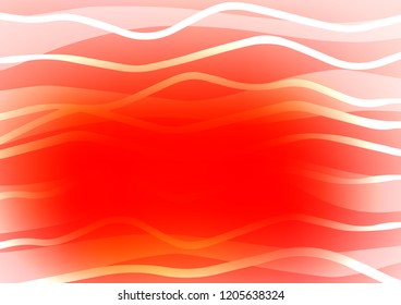 Light Red vector cover with long lines. Shining colored illustration with narrow lines. The pattern can be used as ads, poster, banner for commercial.