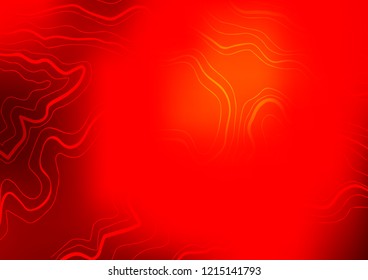 Light Red vector cover with long lines. Modern geometrical abstract illustration with staves. Best design for your ad, poster, banner.