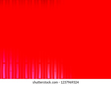 Light Red vector cover with long lines. Blurred decorative design in simple style with lines. The pattern can be used for websites.