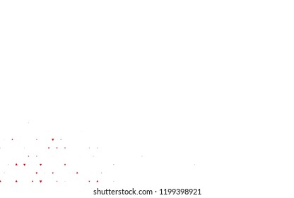 Light Red vector cover in polygonal style. Illustration with set of colorful triangles. Smart design for your business advert.