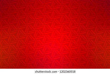 Light Red vector cover with polygonal style. Illustration with set of colorful triangles. The template can be used as a background.