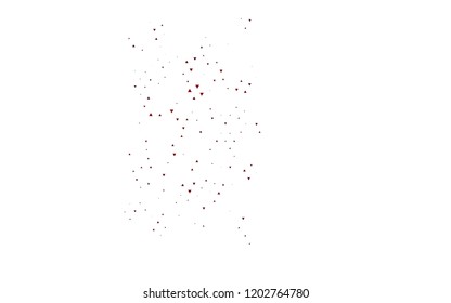 Light Red vector cover in polygonal style. Beautiful illustration with triangles in nature style. Template for wallpapers.