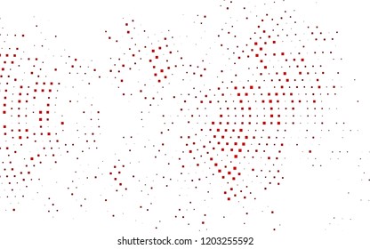 Light Red vector cover in polygonal style. Glitter abstract illustration with rectangular shapes. Pattern can be used for websites.