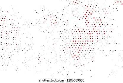 Light Red vector cover in polygonal style. Glitter abstract illustration with rectangular shapes. Best design for your ad, poster, banner.