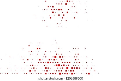 Light Red vector cover in polygonal style. Rectangles on abstract background with colorful gradient. Pattern can be used for websites.