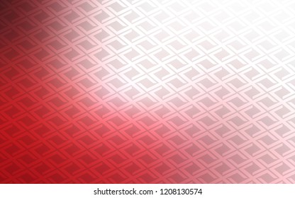 Light Red vector cover in polygonal style. Illustration with set of colorful rectangles. Modern template for your landing page.