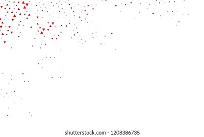 Light Red vector cover in polygonal style. Beautiful illustration with triangles in nature style. Pattern for busines ad, booklets, leaflets