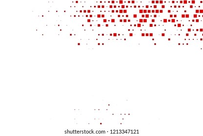 Light Red vector cover in polygonal style. Decorative design in abstract style with rectangles. Pattern for commercials.