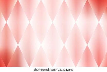 Light Red vector cover in polygonal style. Illustration with set of colorful rectangles. Smart design for your business advert.