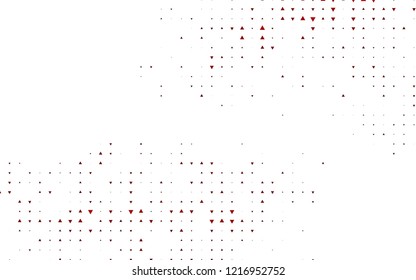 Light Red vector cover in polygonal style. Beautiful illustration with triangles in nature style. Best design for your ad, poster, banner.