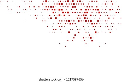Light Red vector cover in polygonal style. Modern abstract illustration with colorful rectangles. Pattern for busines ad, booklets, leaflets