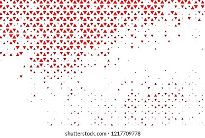 Light Red vector cover in polygonal style. Modern abstract illustration with colorful triangles. Pattern can be used for websites.