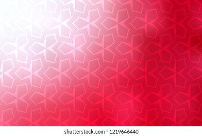 Light Red vector cover in polygonal style. Decorative design in abstract style with rectangles. Smart design for your business advert.