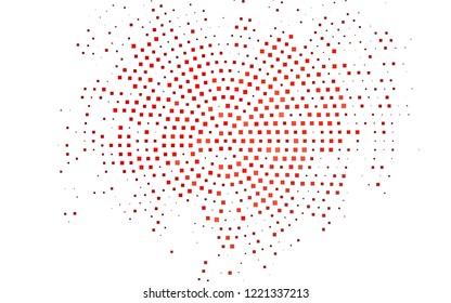 Light Red vector cover in polygonal style. Glitter abstract illustration with rectangular shapes. Pattern for commercials.