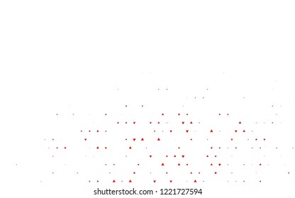 Light Red vector cover in polygonal style. Abstract gradient illustration with triangles. Template for wallpapers.