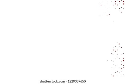 Light Red vector cover in polygonal style. Beautiful illustration with triangles in nature style. Modern template for your landing page.