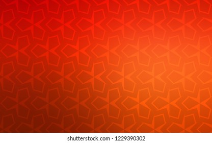 Light Red vector cover in polygonal style. Illustration with set of colorful rectangles. The template can be used as a background.