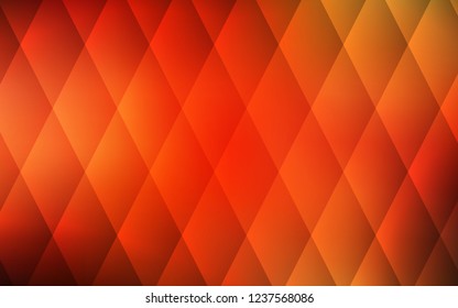 Light Red vector cover in polygonal style. Decorative design in abstract style with rectangles. The template can be used as a background.