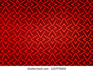 Light Red vector cover in polygonal style. Decorative design in abstract style with triangles. Modern template for your landing page.