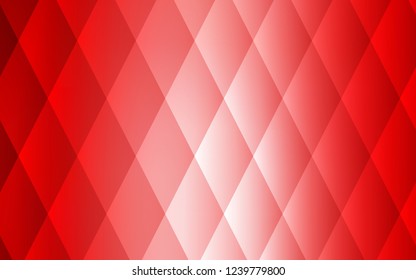 Light Red vector cover in polygonal style. Rectangles on abstract background with colorful gradient. Best design for your ad, poster, banner.
