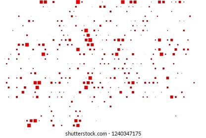 Light Red vector cover in polygonal style. Decorative design in abstract style with rectangles. Pattern for commercials.