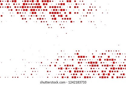 Light Red vector cover in polygonal style. Glitter abstract illustration with rectangular shapes. Smart design for your business advert.