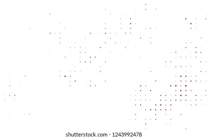 Light Red vector cover in polygonal style. Illustration with set of colorful triangles. Smart design for your business advert.