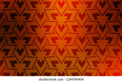Light Red vector cover with polygonal style. Glitter abstract illustration with triangular shapes. Pattern for commercials.