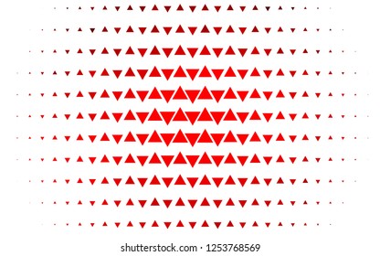 Light Red vector cover in polygonal style. Beautiful illustration with triangles in nature style. Best design for your ad, poster, banner.