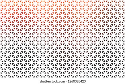 Light Red vector cover in polygonal style. Decorative design in abstract style with triangles. Pattern can be used for websites.