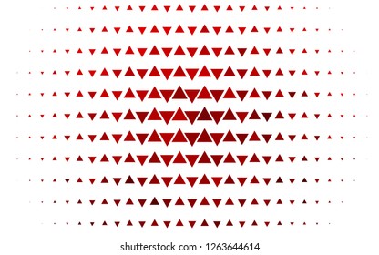 Light Red vector cover in polygonal style. Modern abstract illustration with colorful triangles. Template for wallpapers.