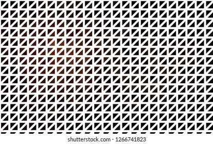 Light Red vector cover in polygonal style. Illustration with set of colorful triangles. Pattern can be used for websites.