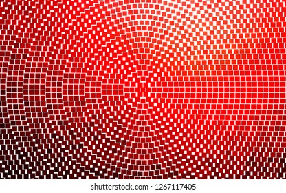 Light Red vector cover in polygonal style. Decorative design in abstract style with rectangles. The template can be used as a background.