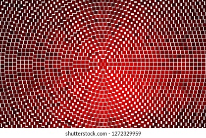 Light Red vector cover in polygonal style. Glitter abstract illustration with rectangular shapes. Pattern can be used for websites.