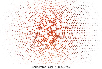 Light Red vector cover in polygonal style. Decorative design in abstract style with rectangles. Pattern for busines ad, booklets, leaflets