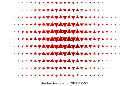 Light Red vector cover in polygonal style. Decorative design in abstract style with triangles. Best design for your ad, poster, banner.