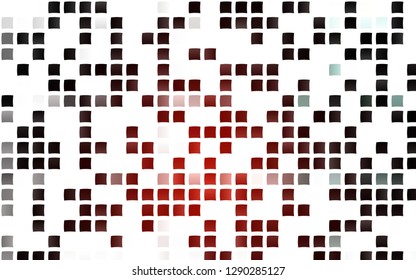 Light Red vector cover in polygonal style. Abstract gradient illustration with rectangles. Pattern for commercials.