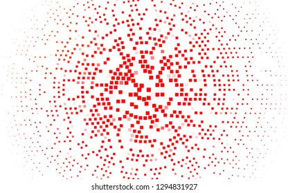 Light Red vector cover in polygonal style. Modern abstract illustration with colorful rectangles. Smart design for your business advert.