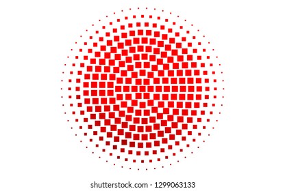 Light Red vector cover in polygonal style. Modern abstract illustration with colorful rectangles. Smart design for your business advert.