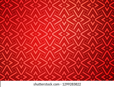 Light Red vector cover in polygonal style. Glitter abstract illustration with triangular shapes. Template for wallpapers.