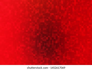 Light Red vector cover in polygonal style. Modern abstract illustration with colorful rectangles. Modern template for your landing page.