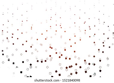 Light Red vector cover with polygonal style. Abstract gradient illustration with rectangles. Background for cell phones.